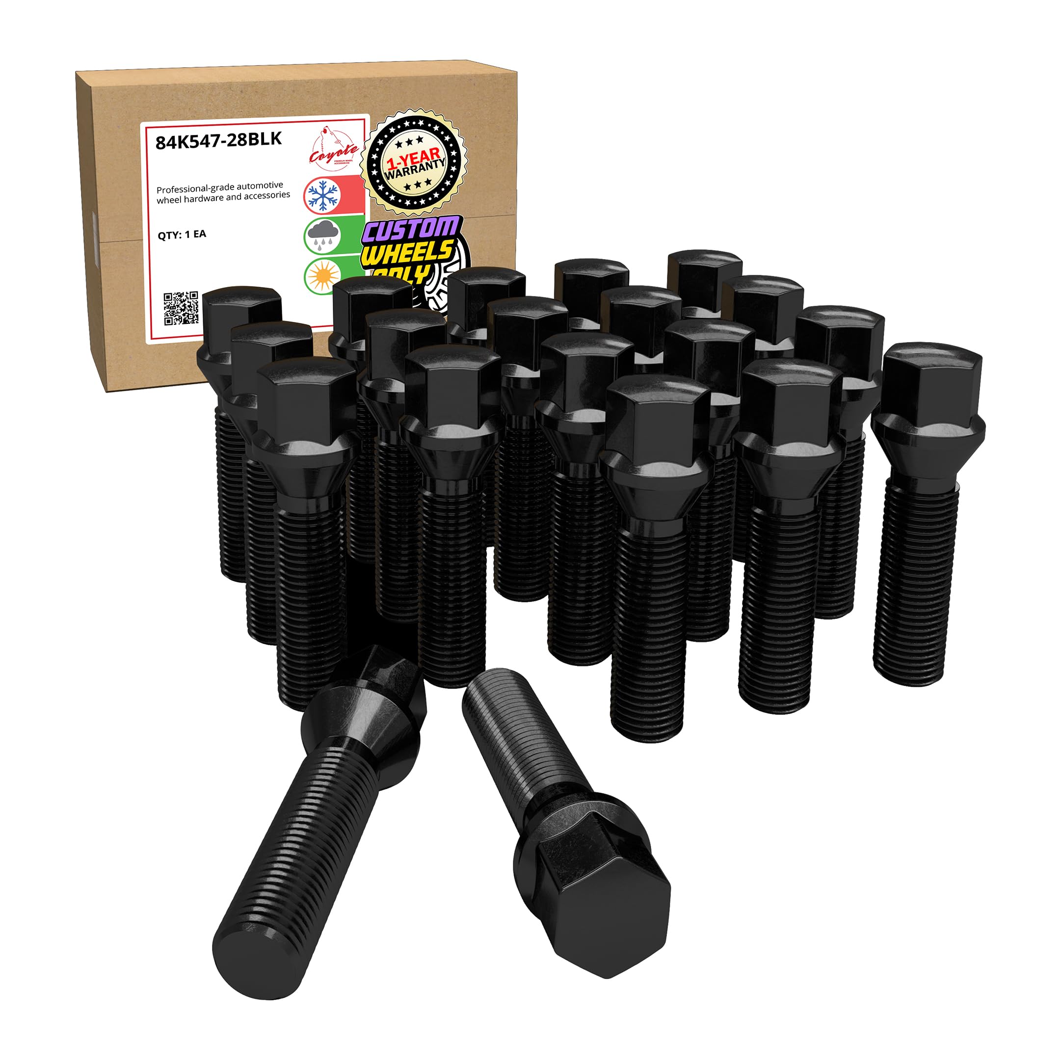 Amazon.com: Wheel Accessories Parts 20 Pcs M12 x 1.5 12 x 1.5